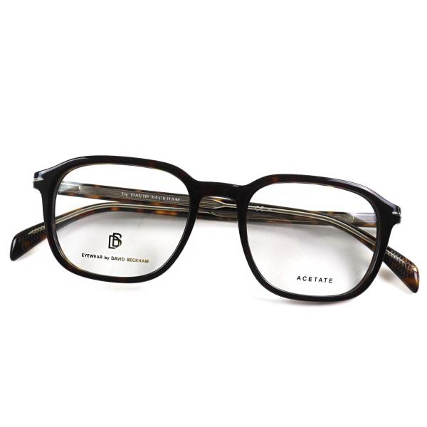 未使用品○EYEWEAR by DAVID BECKHAM アイウェア バイ デビッド・ベッカム DB 1084  DBモノグラム エンドチップ メガネ 眼鏡 べっ甲柄 未使用品○EYEWEAR by DAVID BECKHAM アイウェア バイ デビッド