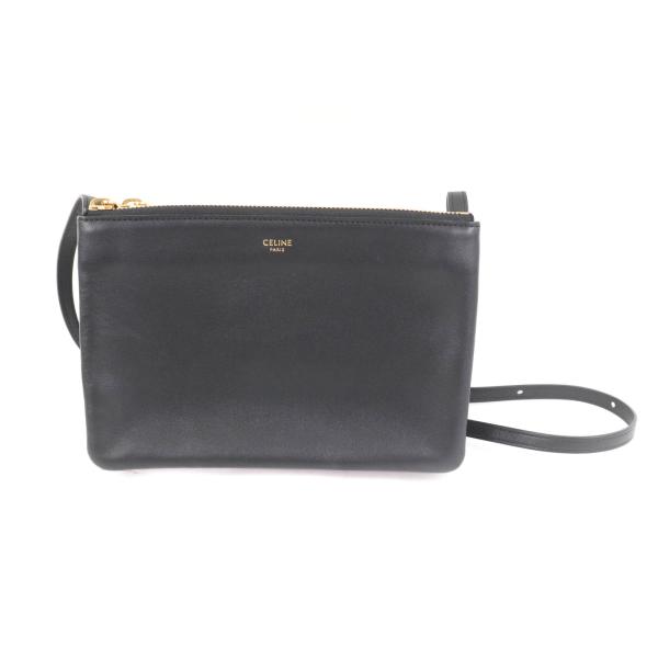CELINE（セリーヌ） 極美品☆CELINE 19203 トリオ スモール スムース