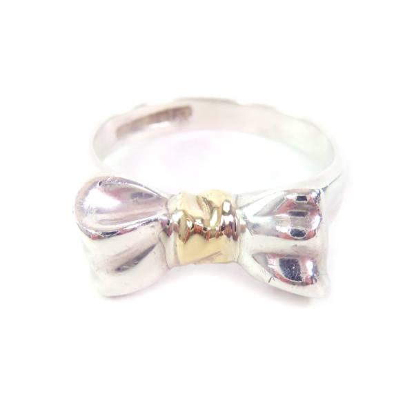 Tiffany & Co. リボン型シルバーリング size11号 【公式通販】