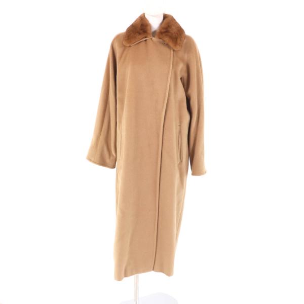 Max Mara（マックスマーラ） 極美品☆Max Mara カシミヤ混 白タグ 襟元