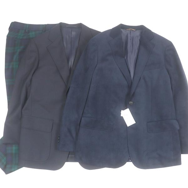 未使用含む□J.PRESS ジェイプレス ARAMIS アラミス ジャケット スラックス 3点セット ネイビー L/C92-W78-T170 日本製 正規品 メンズ J.PRESS（J.プレス） 未使用含む□J.PRESS ジェイプレス ARAMIS