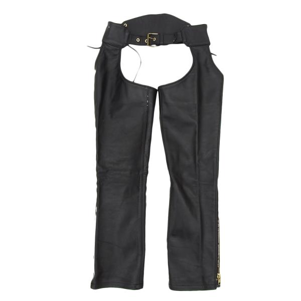 極美品△KADOYA カドヤ 編み上げ サイドジッパー チャップス レザー