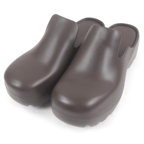 未使用品□BOTTEGAVENETA ボッテガヴェネタ 690102 FLASH PUMP クロッグサンダル フラットシューズ ブラウン 43 保存袋付き イタリア製 未使用品□BOTTEGAVENETA ボッテガヴェネタ 690102 FLASH PUMP