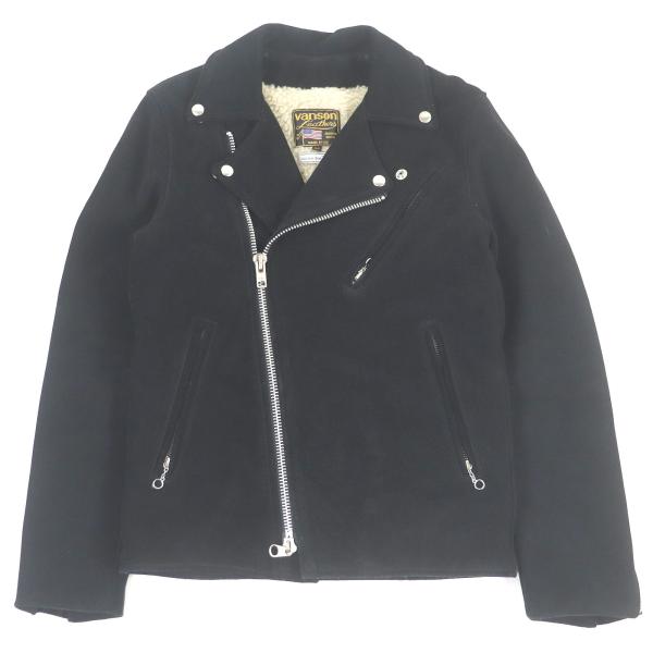 美品□VANSON Ron Herman バンソン ロンハーマン 牛革 スウェード