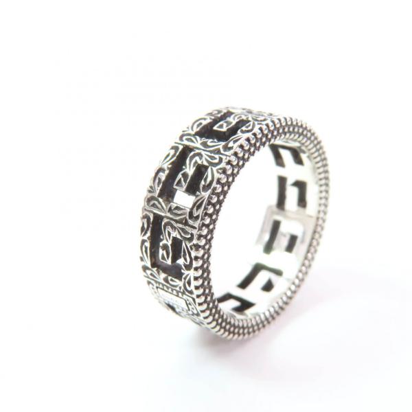 美品✨グッチ GUCCI　指輪　リング　16号　アラベスク　スクエア GUCCI（グッチ） 極美品☆GUCCI アラベスク スクエアG AG925 リング