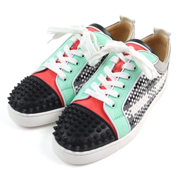 【値下げ】美品 クリスチャンルブタン ローカットスニーカーノースタッズ 40.5 値下げ】美品 クリスチャンルブタン ローカットスニーカーノー