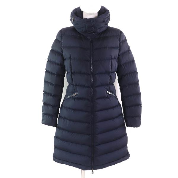良品★モンクレール・MILEN フード ワッペン付 ダウンコート(10Y) MONCLER（モンクレール） 美品△MONCLER HERMINE エルミンヌ ロゴ