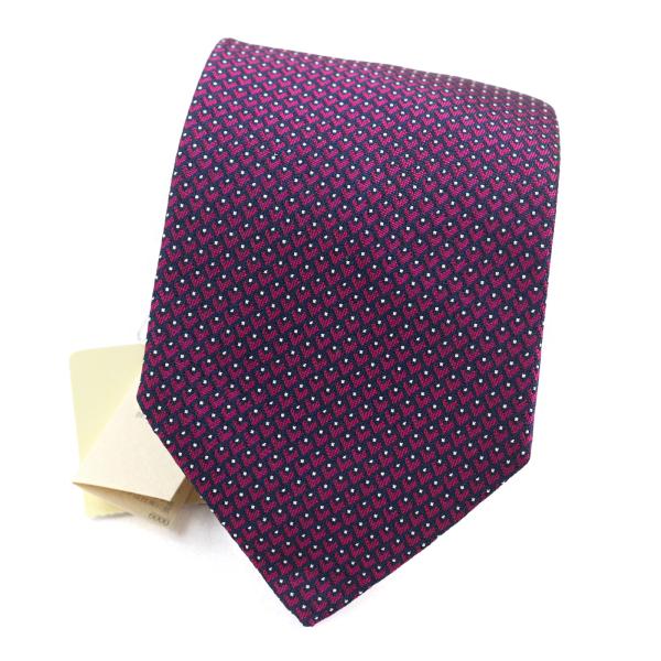 未使用品○HERMES エルメス 659122T CRAVATE クラヴァット シルク100% 総柄 ハート刺繍 裏地Hロゴ ネクタイ パープル系 箱付き メンズ HERMES（エルメス） 未使用品○HERMES 659122T CRAVATE クラヴァット