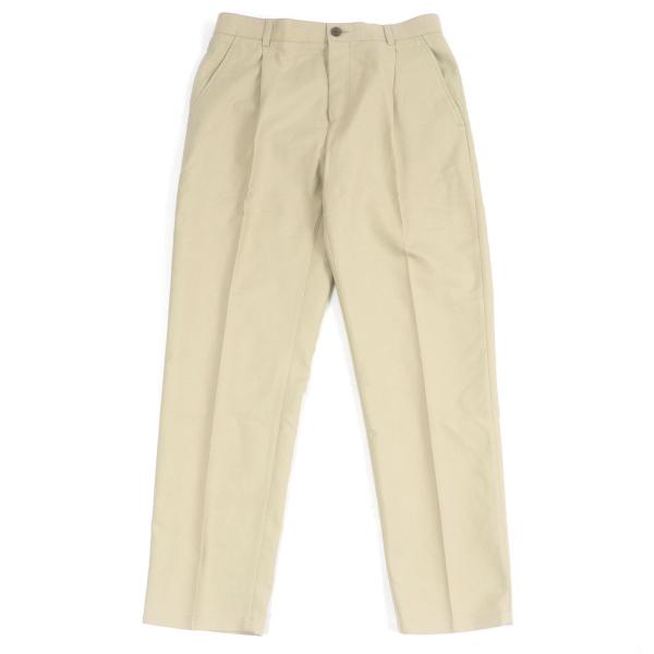 極美品□DIOR ディオール オム 023C135A4451 センタープレス シングル トラウザーズパンツ スラックス ベージュ 48 イタリア製 正規品 Dior HOMME 極美品□DIOR ディオール オム 023C135A4451 センター