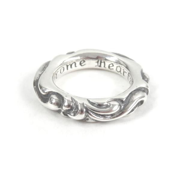 極美品□CHROME HEARTS クロムハーツ SCRL BAND スクロールバンド