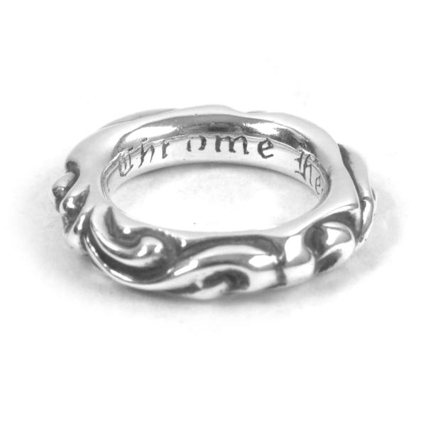美品□CHROME HEARTS クロムハーツ SV925 スクロールバンド