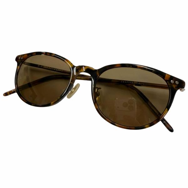 極美品▼KANEKO OPTICAL 金子眼鏡 KJ-05 マーブル柄 ボストン アイウェア サングラス クリアブラウン ゴールド 日本製 メンズ 極美品▽KANEKO OPTICAL 金子眼鏡 KJ-05 マーブル柄 ボストン アイ