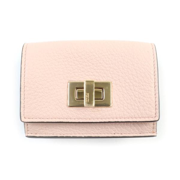 フェンディ 三つ折り財布 ピーカブー コンパクトウォレット 8M0426 FENDI（フェンディ） 未使用品☆FENDI 8M0426 セレリア ピーカブー