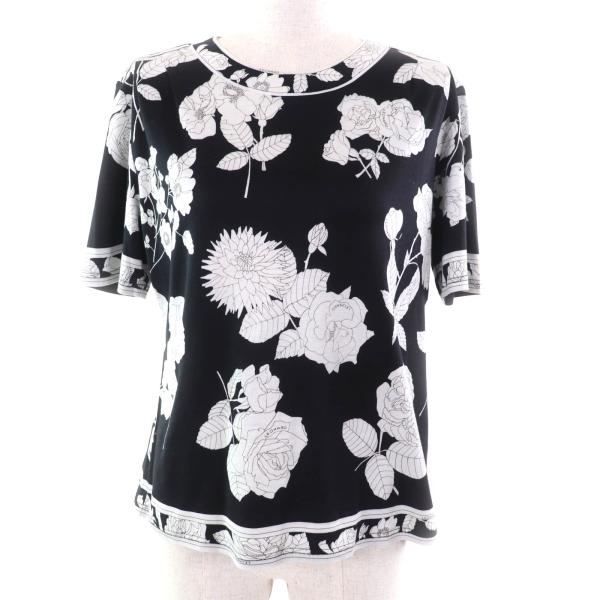 美品☆LEONARD FASHION レオナール ファッション コットン100％ 花柄