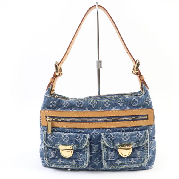 美品 ルイヴィトン バギーPM ハンドバッグ モノグラム デニム M95049 LOUIS VUITTON 美品☆LOUIS ルイヴィトン M95049 モノグラム