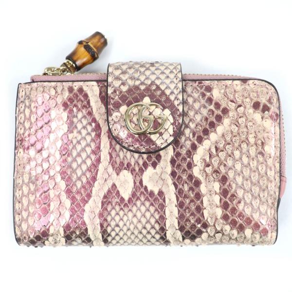 GUCCI 未使用品☆GUCCI グッチ 739498 ダブルG バンブー付き