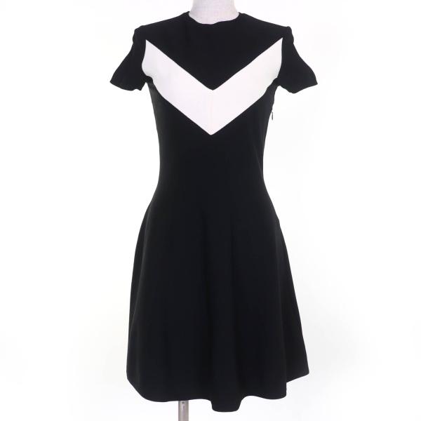 VALENTINO 半袖ワンピース VALENTINO（ヴァレンティノ） 極美品☆VALENTINO 22AW Vロゴデザイン