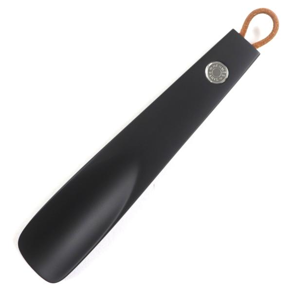 極美品▼HERMES エルメス 052052ZH シルバーセリエボタン レザー使い ウッド 木製 シューホーン 靴ベラ 箱・保存袋付 仏製 メンズ HERMES（エルメス） 極美品▽HERMES 052052ZH シルバーセリエボタン