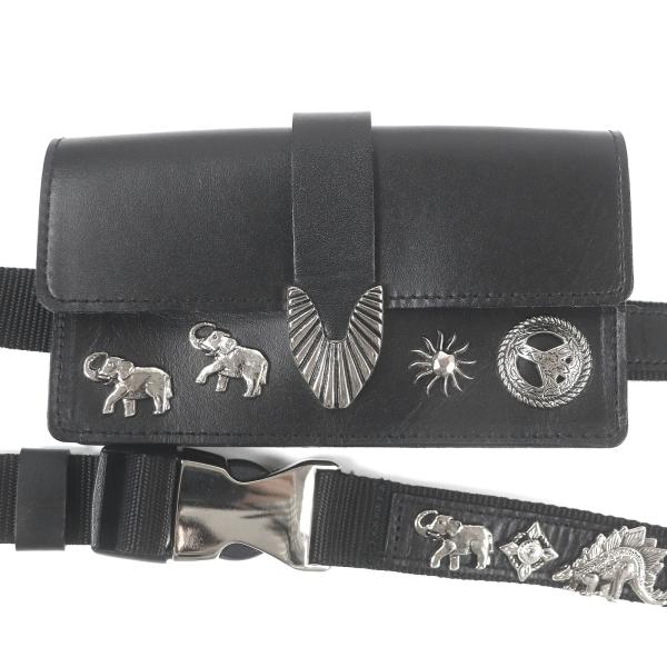小物 TOGA VIRILIS Leather Belt Bag 極美品□TOGA VIRILIS トーガビリリース Leather belt bag