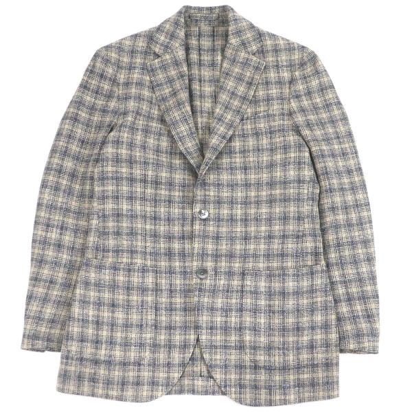 希少 美品 L ラルディーニ カシミヤ アンコン テーラードジャケット ネイビー LARDINI（ラルディーニ） ラルディーニ / SPECIAL L ヴァージンウール