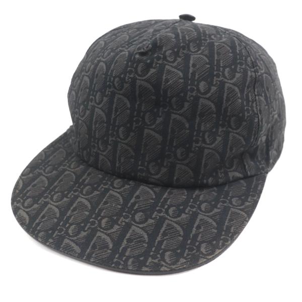 【美品☆高価モデル☆オブリーク柄】ディオールオム 高級キャップ 帽子 Dior HOMME 美品▽DIOR ディオール オム 933C902H4835 オブリーク