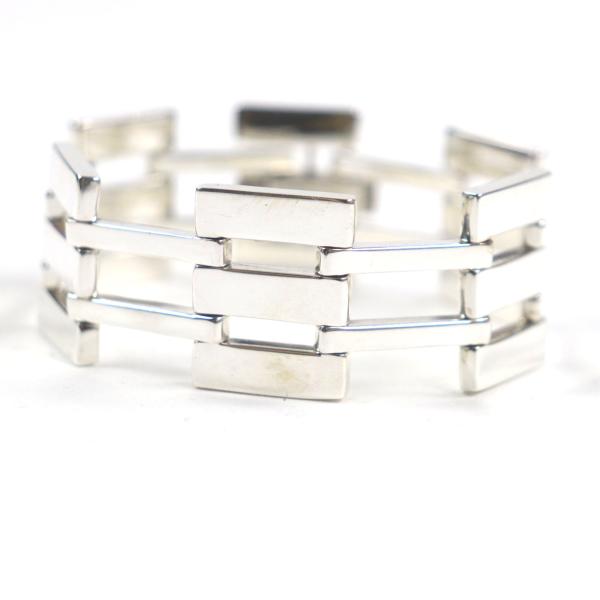 正規品グッチ925 GUCCIリンクブレスレット GUCCI（グッチ） 美品▽GUCCI ヴィンテージ HEAVY GATE LINK BRACELET