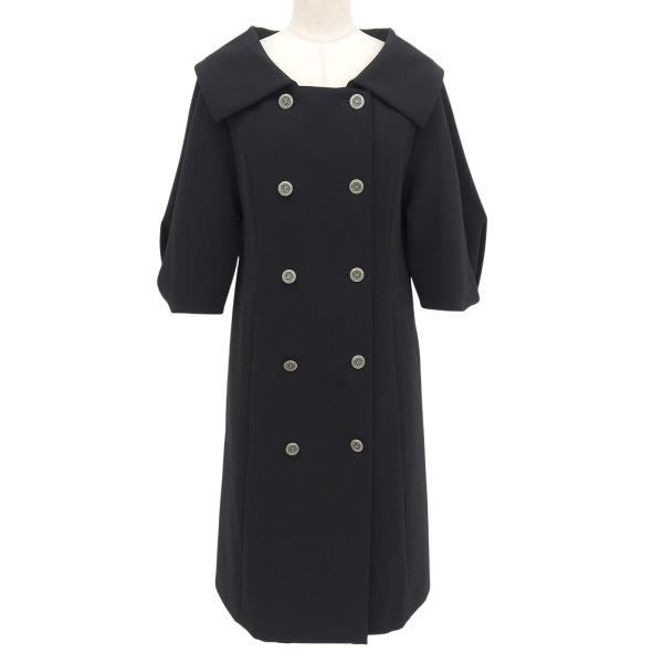 【8月末までセール中！】デイジーリン　フォクシー　ワンピース　38 ブラック 極美品△DAISY LIN for FOXEY デイジーリン フォー フォクシー 2022年