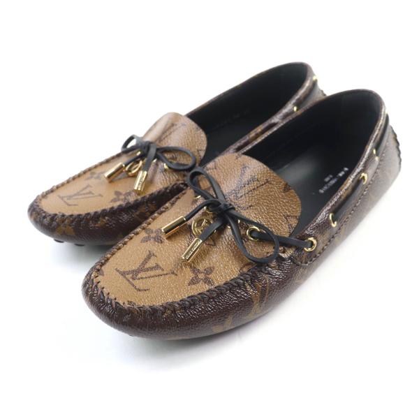 美品✨ルイヴィトン36.5グロリアライン エンボス モノグラムアンプラント 黒 LOUIS VUITTON（ルイ・ヴィトン） 極美品☆ルイヴィトン 2022年製