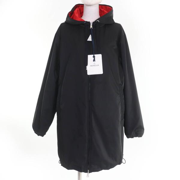 未使用品☆MONCLER モンクレール 22SS ETRETAT リバーシブル ZIP UP フード付 ジャケット ブラック レッド 3 正規品 レディース MONCLER（モンクレール） 未使用品☆MONCLER 22SS ETRETAT