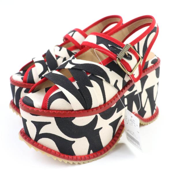 Vivienne Westwood ヴィヴィアン　サンダル　オーブロゴ　箱 未使用品☆Vivienne Westwood ヴィヴィアンウエストウッド ブラック