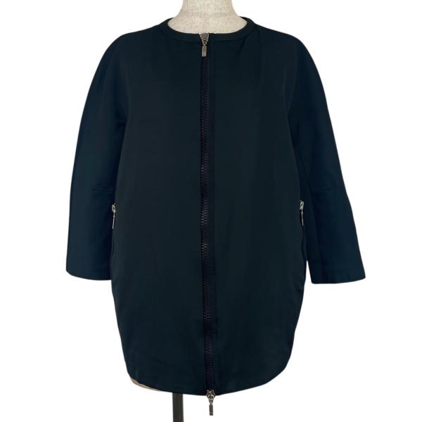 MONCLER（モンクレール） 美品△MONCLER LIGNEVILLE ノーカラー 7分袖