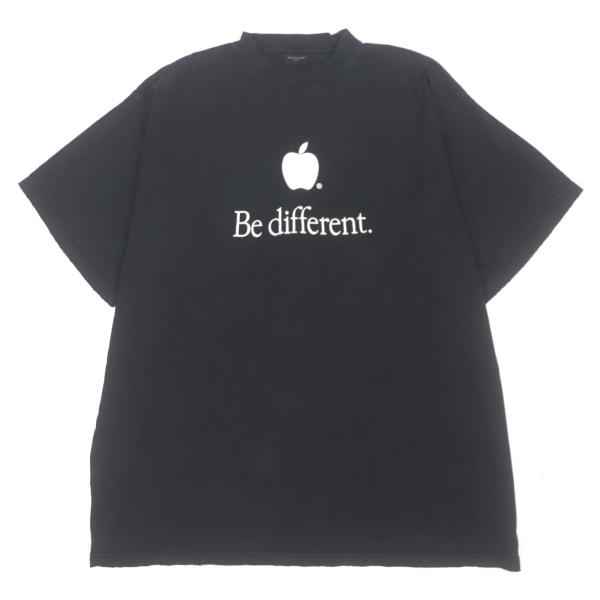 美品▼BALENCIAGA バレンシアガ 22AW 712398 Be different UNISEX オーバーサイズ ダメージ加工 クルーネック 半袖Ｔシャツ 5 正規品 BALENCIAGA（バレンシアガ） 美品▽BALENCIAGA 22AW 712398 Be