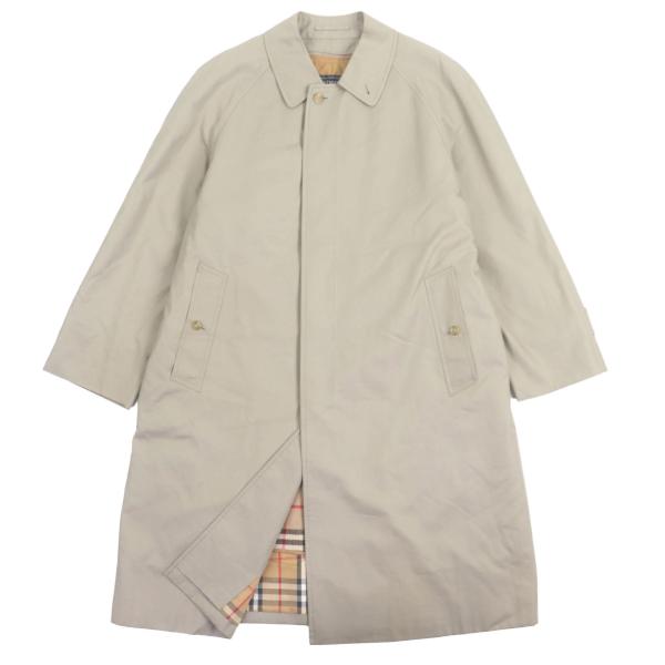 【美品・希少・XL】 バーバリー ステンカラーコート ノバチェック ライナー付き 良品▽Burberrys バーバリー ヴィンテージ ウール100%ライナー付き 裏