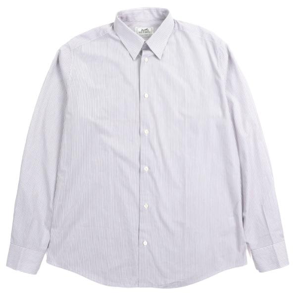 HERMES（エルメス） 極美品▽HERMES コットン100% ストライプ柄 袖