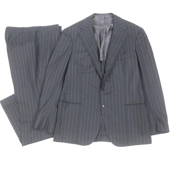 SARTORIA CICCIO チッチオ ウール パンツ XL-XXL 極美品▽ciccio チッチオ ビスポーク ストライプ柄 本切羽 シングル