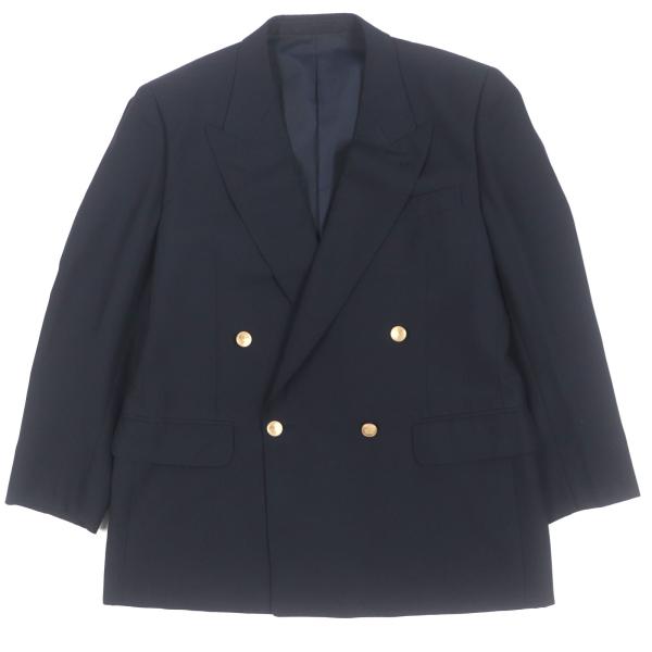 美品▽Burberrys バーバリー ヴィンテージ モヘア混 エンブレム金