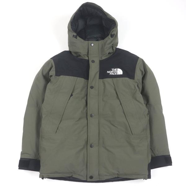 美品□THE NORTH FACE ザ・ノースフェイス ND91930 Mountain Down Jacket GORE-TEX フーデッド ダウンジャケット カーキ S 正規品 メンズ THE NORTH FACE（ザ ノースフェイス） 美品□THE NORTH FACE ND91930