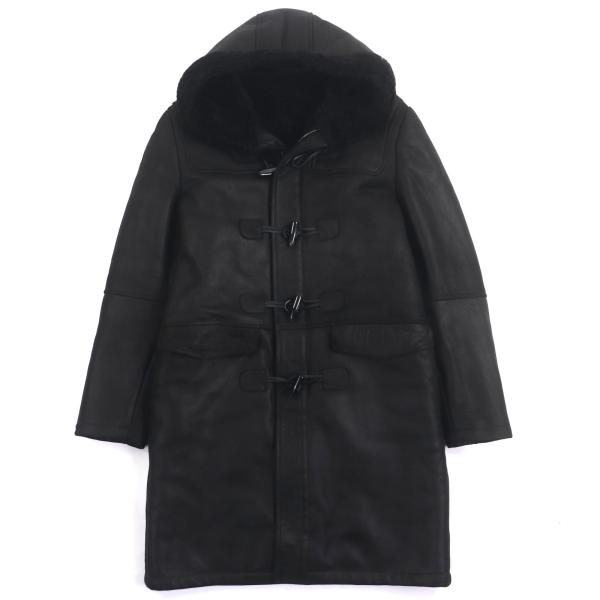 極美品▽EMMETI エンメティ DARIN ムートン トグルボタン ダブルジップ