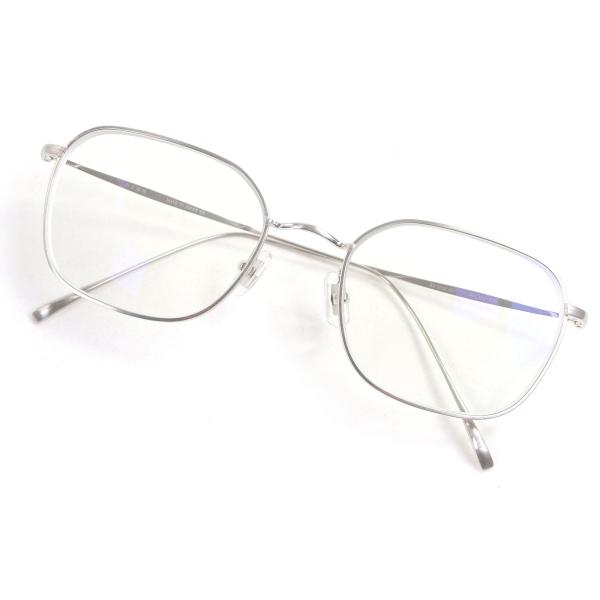 極美品□金子眼鏡 カネコガンキョウ KS-016 メガネ 眼鏡 アイウェア マッドシルバー 55□21-148 度入り 箱・ケース付き 日本製 メンズ 極美品□金子眼鏡 カネコガンキョウ KS-016 メガネ 眼鏡 アイウェア
