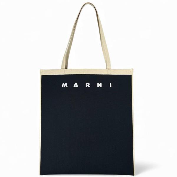 MARNI（マルニ） 極美品△MARNI SHMP0072A0 ジャガード ロゴ