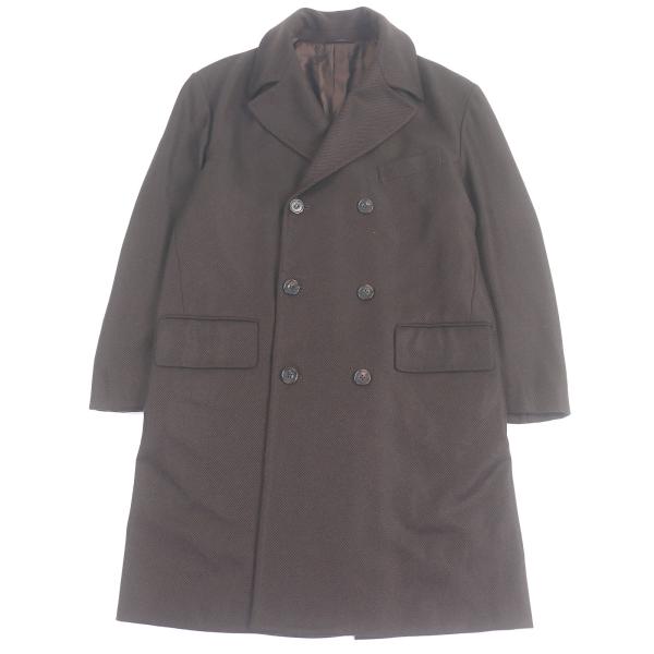 極美品□KITON キートン カシミヤ ビキューナ ダブルブレスト