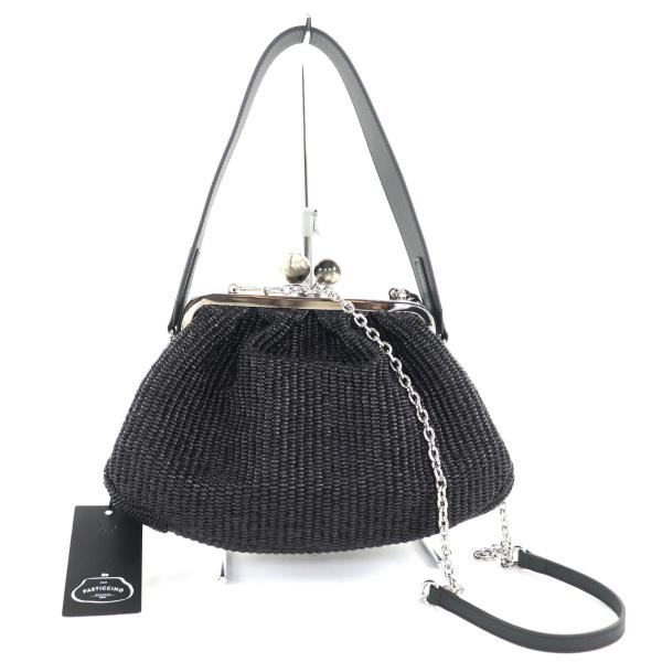 未使用品◇WEEKEND MaxMara ウィークエンドマックスマーラ PASTICCINO 3way がま口 かごバッグ クラッチ/ハンド ショルダーバッグ 正規品 未使用品◇WEEKEND MaxMara ウィークエンドマックスマーラ PASTICCINO