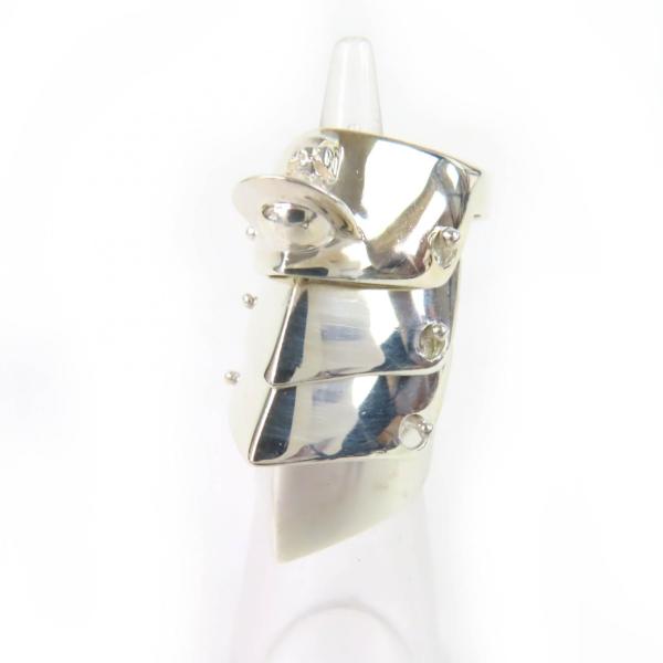 美品●Vivienne Westwood ヴィヴィアンウエストウッド SV925 オーブ アーマーリング/指輪 アクセサリー シルバー M/14号相当 重量20.7g 美品☆Vivienne Westwood ヴィヴィアンウエストウッド アーマー リング