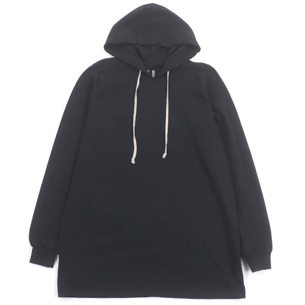 【ドンドン見直し】美品□Rick Owens リックオウエンス RU17F8285-BA ロングプルオーバーパーカー フーディー ブラック S イタリア製 ドンドン見直し】美品□Rick Owens リックオウエンス RU17F8285-BA