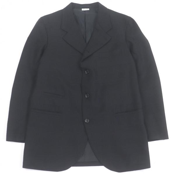 美品□COMME des GARCONS HOMME DEUX  コム デ ギャルソン オム ドゥ DL-J025 AD2023 チェック柄 テーラードジャケット ブラック M 日本製 正規品 メンズ 美品□COMME des GARCONS HOMME DEUX コム デ ギャルソン オム ドゥ DL