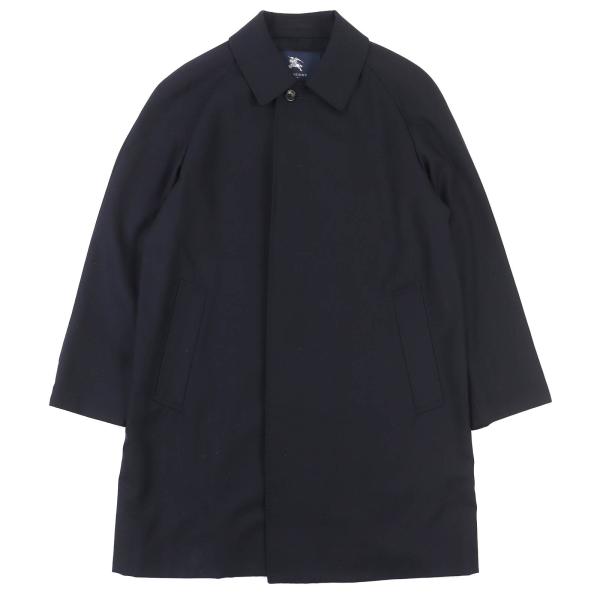 美品△BURBERRY LONDON バーバリーロンドン カシミヤ100％ ロゴボタン