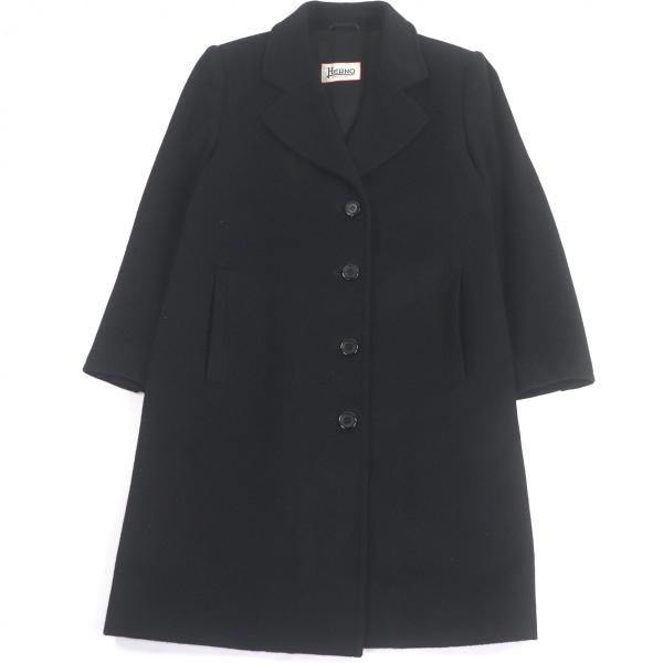 美品　ヘルノ　カシミヤシルク　スカーフ　裏地総柄　チェスターコート　大きいサイズ HERNO（ヘルノ） 美品□Herno ヴィンテージ カシミヤ100% 裏シルク100