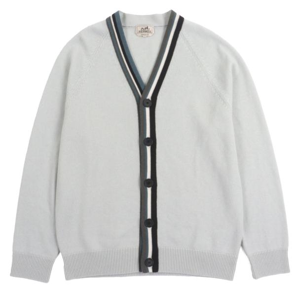 HERMES（エルメス） 未使用品▽HERMES 23AW カシミヤ100% Vネック