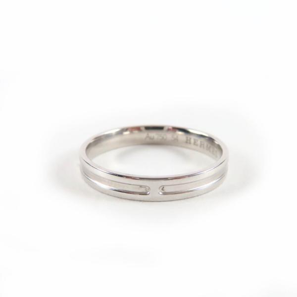 エルメスHERMES Au750 リング サイズ59 HERMES（エルメス） 極美品☆HERMES 090077 アンプラント リング K18