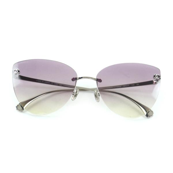 美品 CHANEL シャネル サングラス キャットアイ 5001 ココマーク CHANEL - CHANEL シャネル サングラス メガネ キャッツアイ 5001